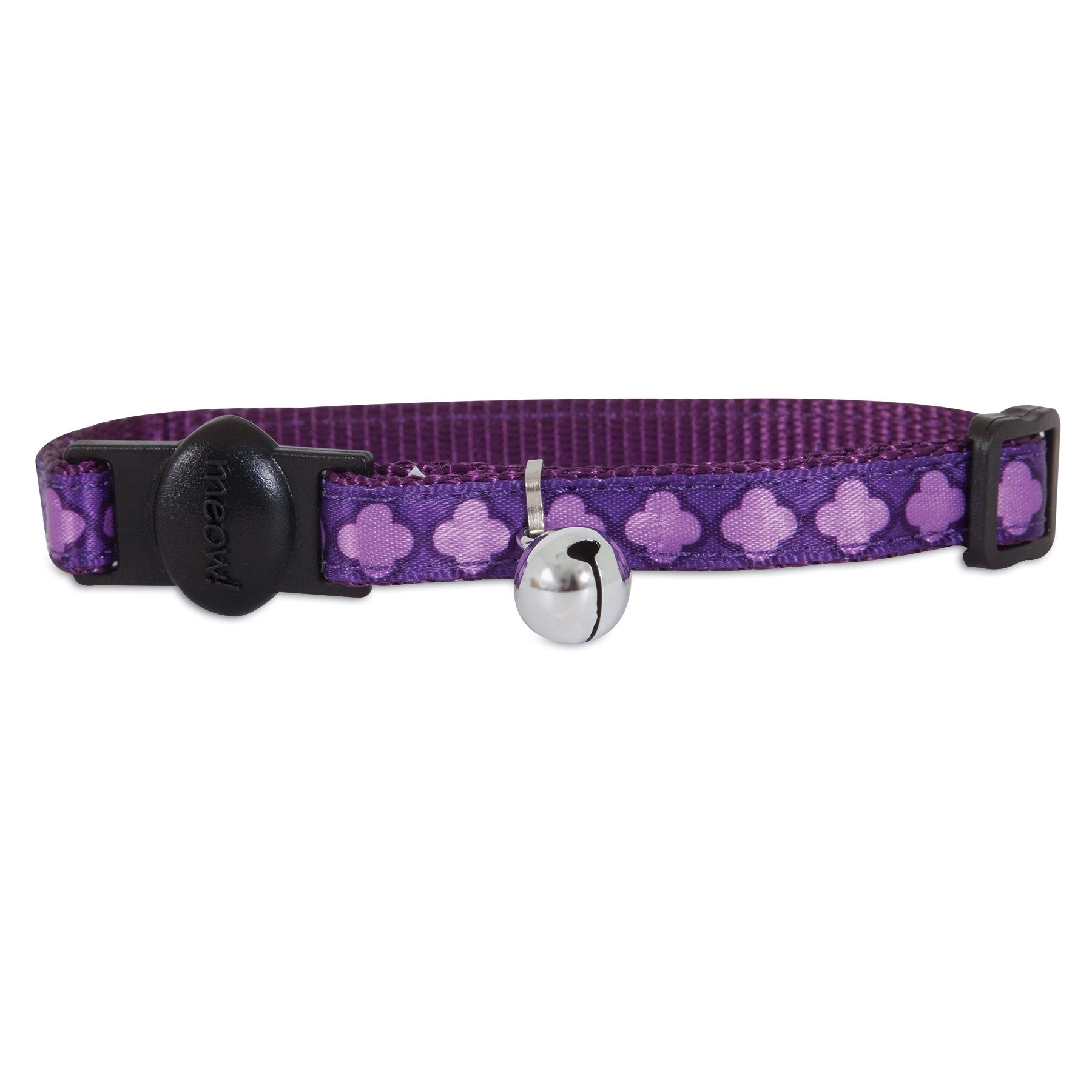 Petmate Ribbon Overlay Adjustable Cat Collar. SKUS: 11407