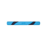 The Chuckit! Bacon Scented Sniff Fetch Stick is a blue and black natural rubber chew toy for pets, shaped like a stick with a textured grip and the Chuckit! logo. It entices your furry friend with its enticing bacon scent during playtime.