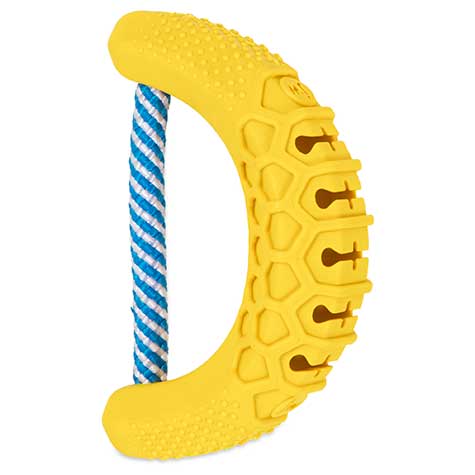 JW Banana Chew-ee Dental Dog Toy. SKUS: 60639