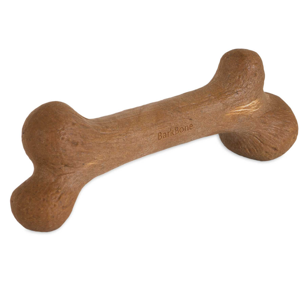 BarkBone Natural Instincts Peanut Butter Infused Wood Dinosaur Nylon Dog Chew. SKUS: 36035,36037,36034,36036