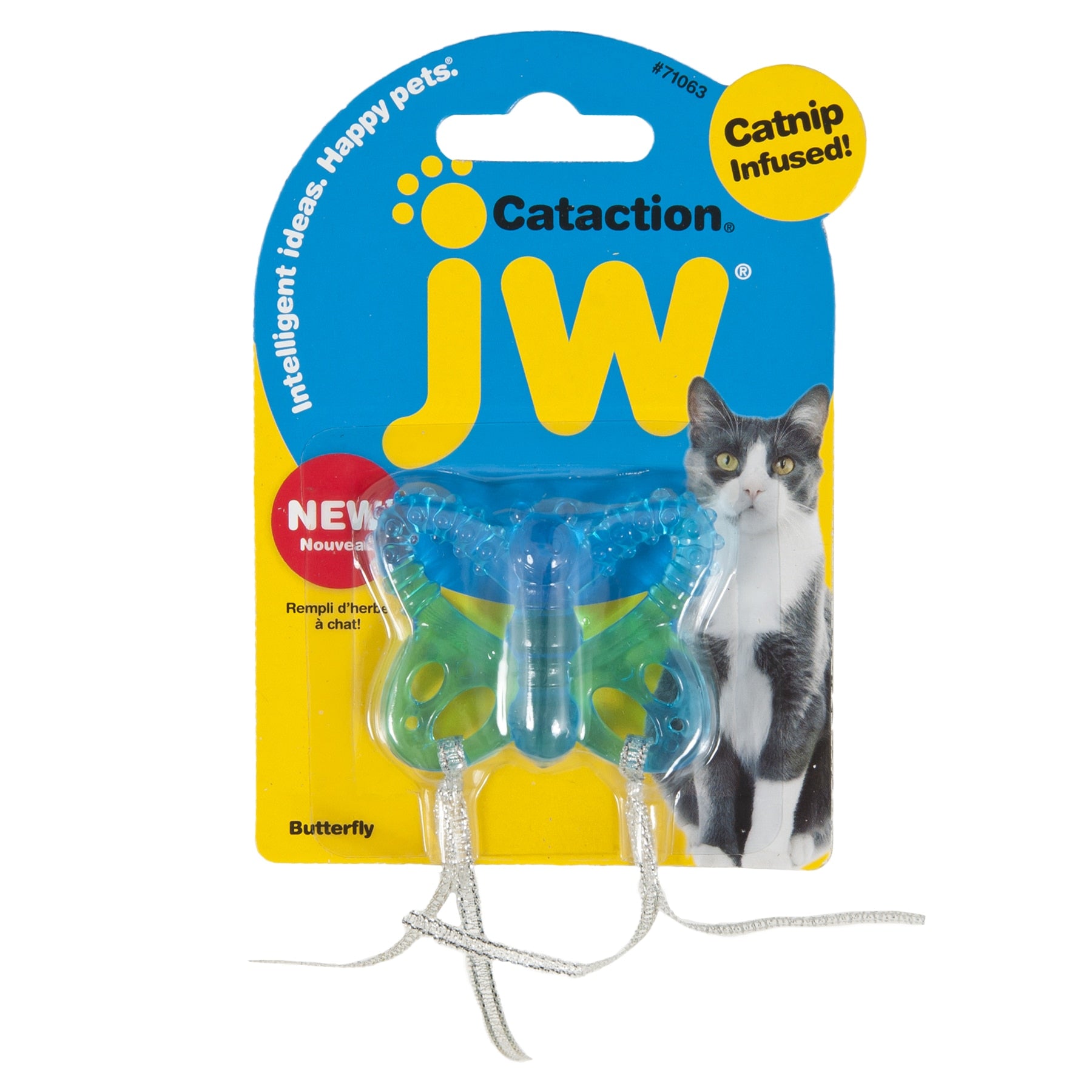 JW Pet Cataction Catnip Infused Butterfly Interactive Cat Toy