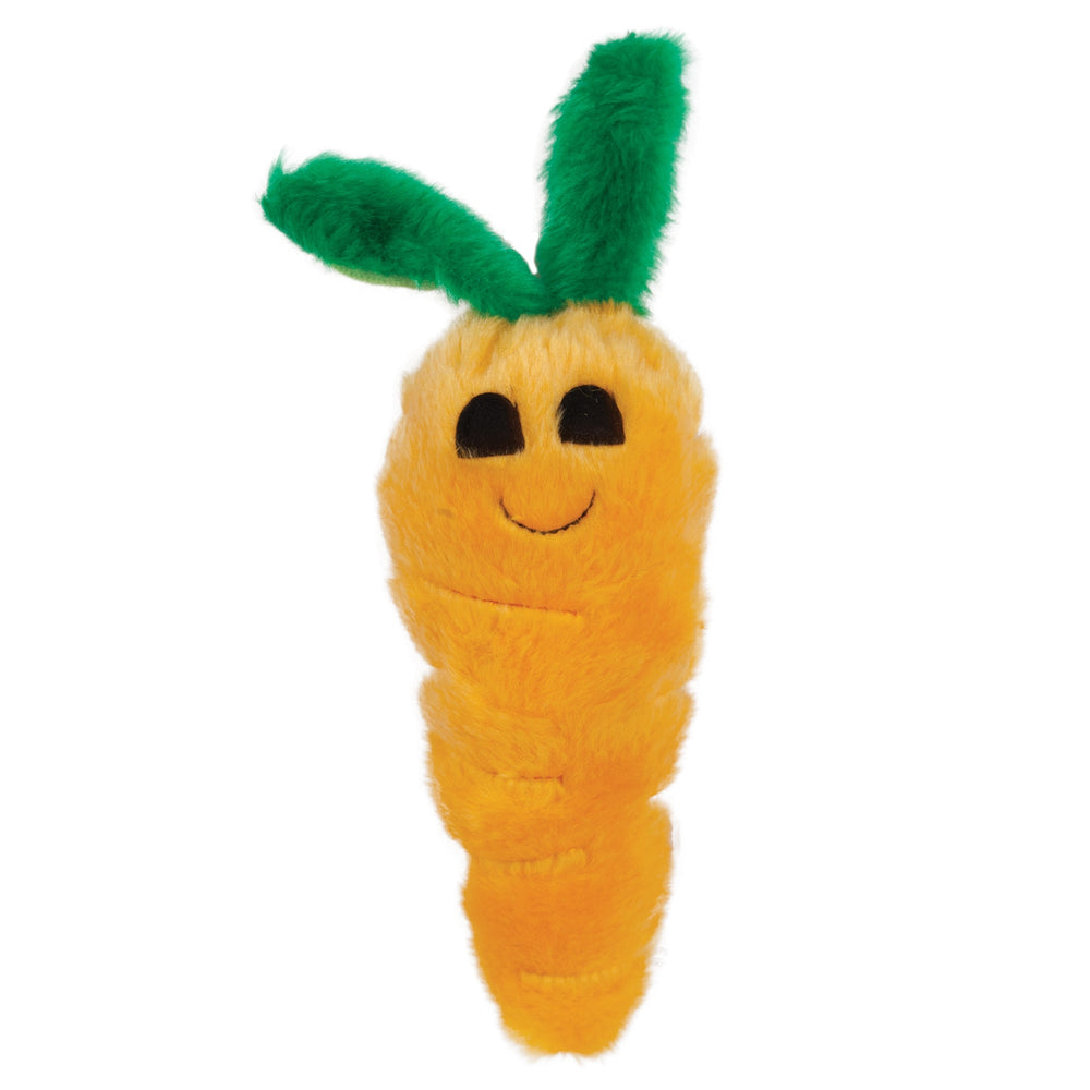 Zoobilee Carrot Plush Dog Toy. SKUS: 07528