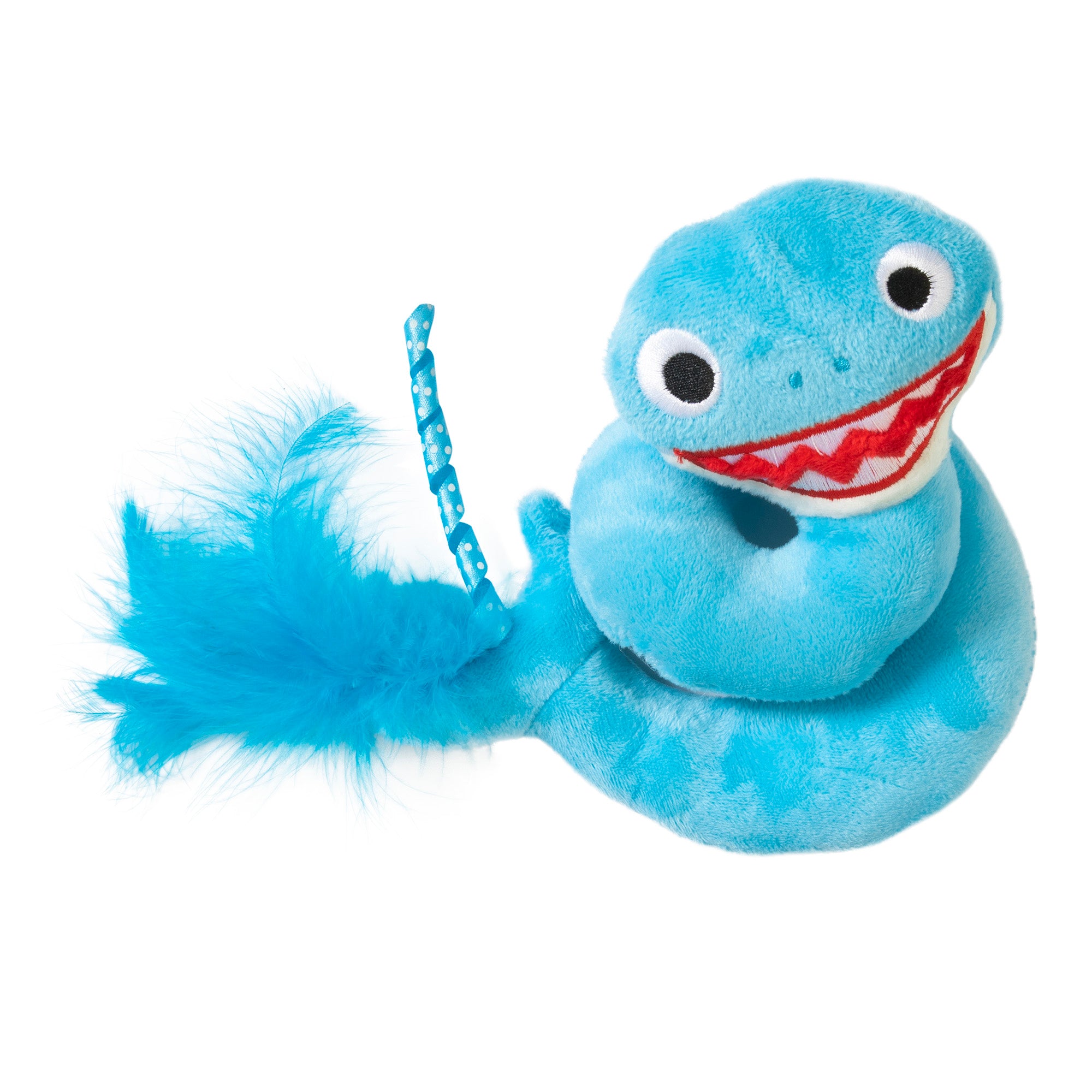 Mad Cat Shark Twisty Kicker With Catnip Silvervine Cat Toy