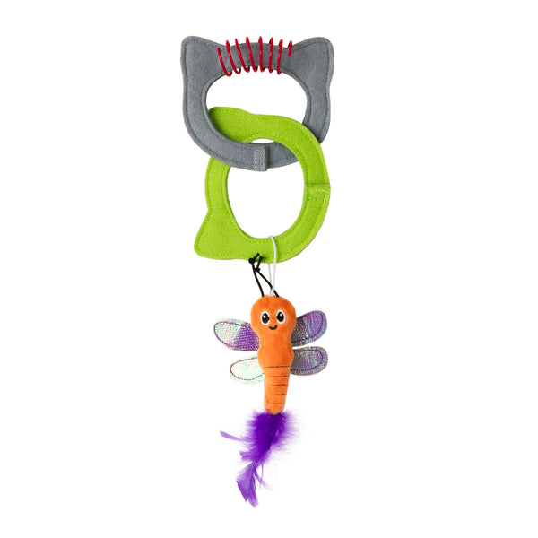 Quirky Kitty Kitty Connects Cat Toy With Plush Dragonfly – Petmate