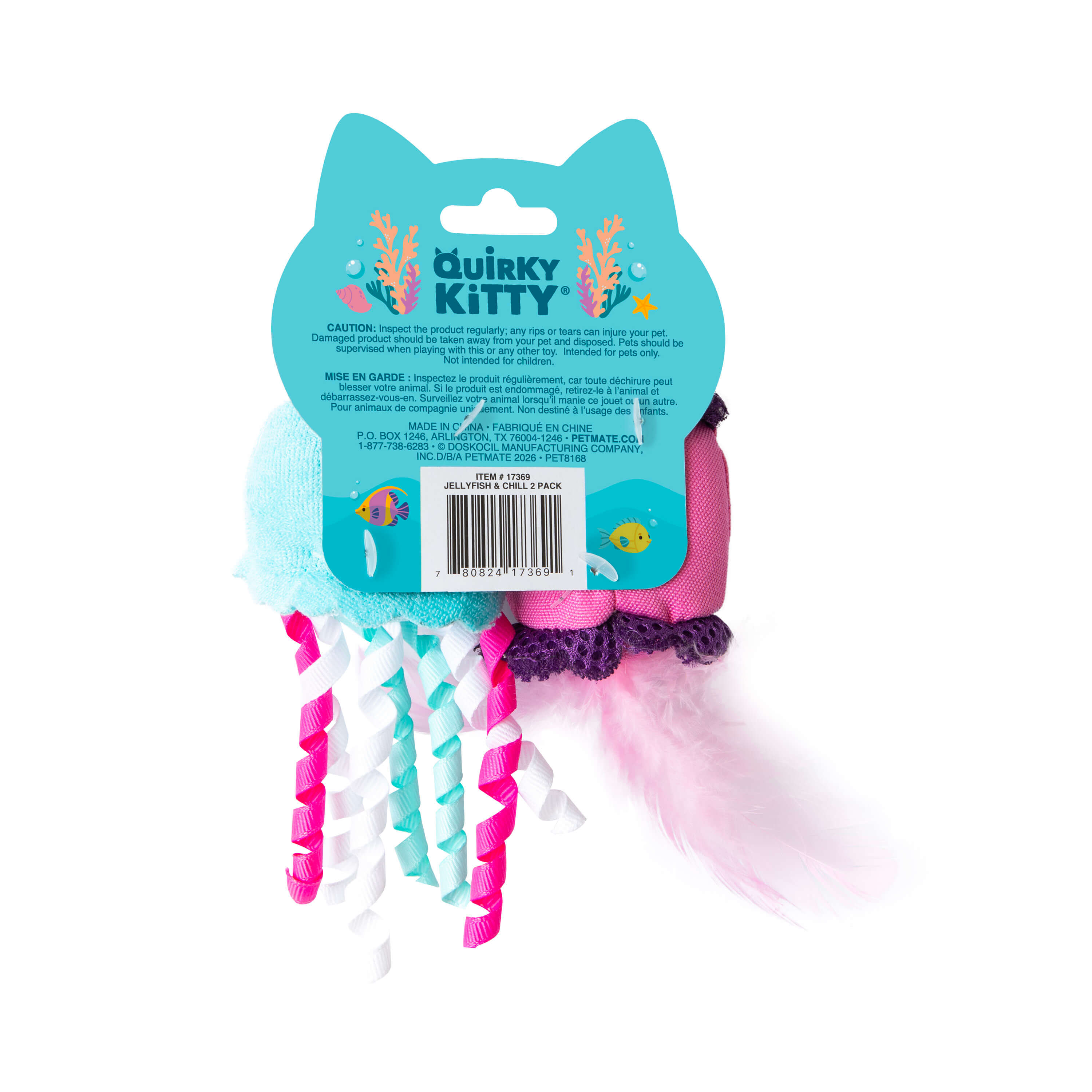 Quirky Kitty Jellyfish & Chill 2-Pack Cat Toys – Petmate