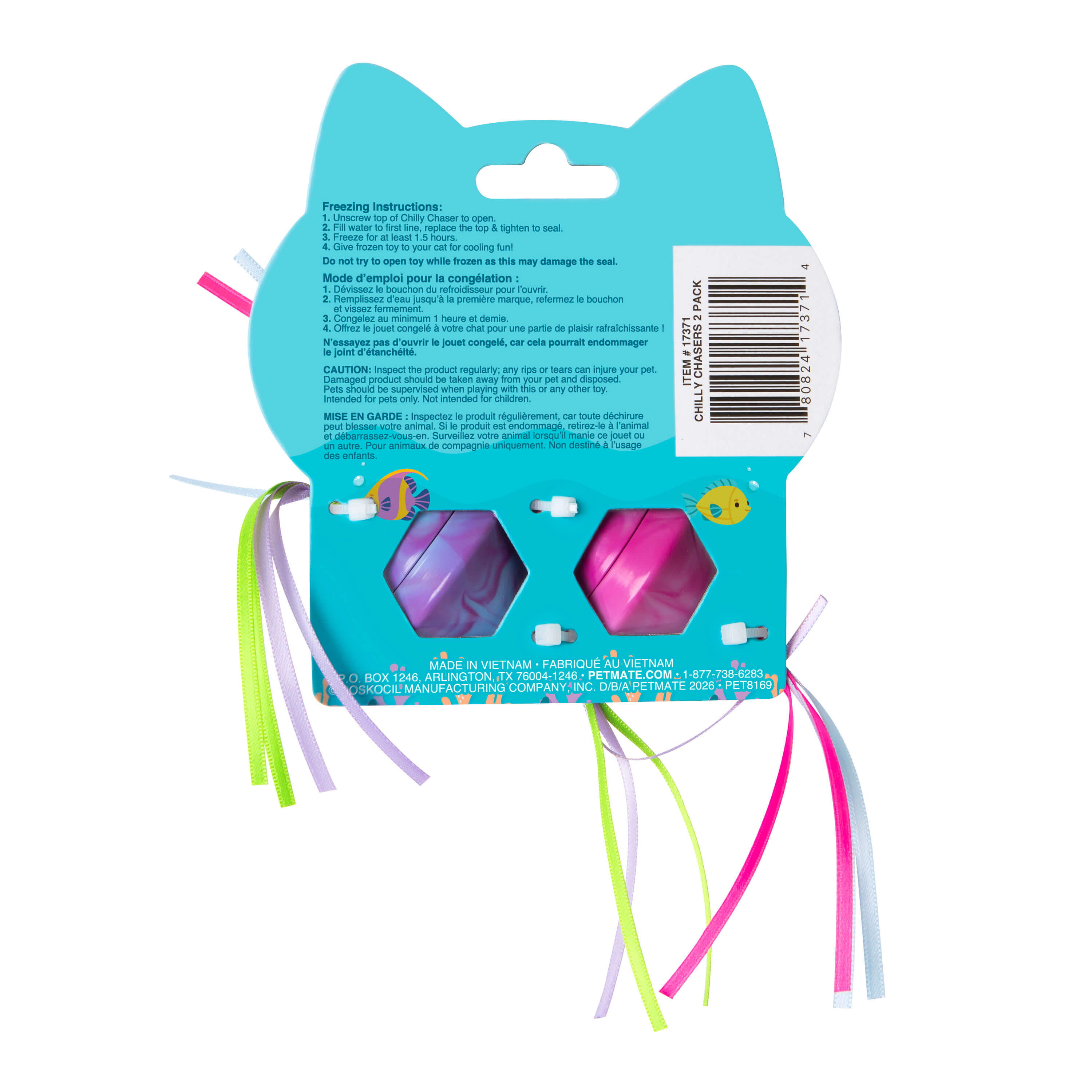 Quirky Kitty Chilly Chasers 2pk – Freeze Cat Toys – Petmate