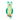 The Quirky Kitty Night Owl Kicker is a glow-in-the-dark catnip & silvervine toy shaped like an owl with turquoise and light green fur, large eyes, orange beak and feet—a perfect kicker toy for your playful feline.