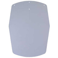 A gray, flat, vinyl shield with smooth edges and three small holes complements the Petmate Barnhome III Door by Petmate for a seamless fit.