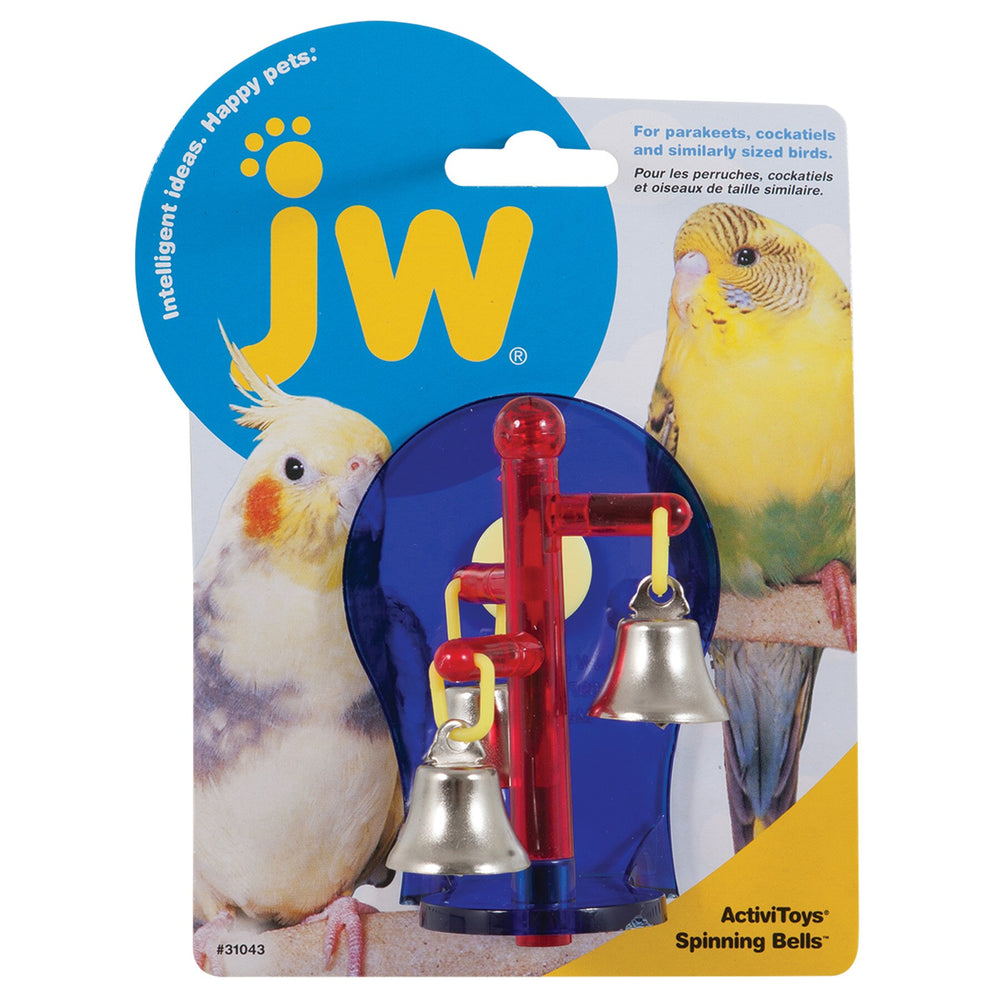 JW Spinning Bells Bird Toy. SKUS: 31043