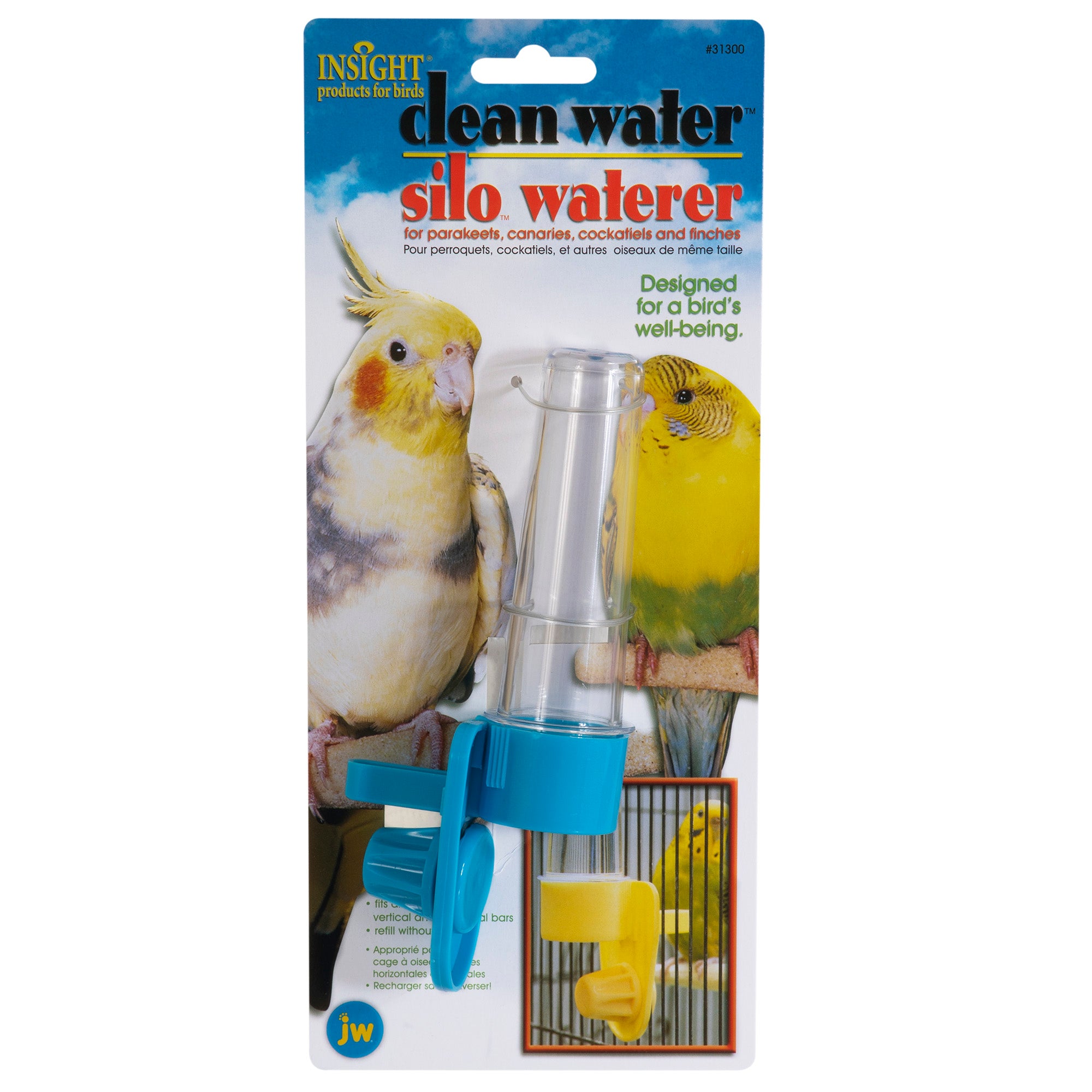 JW CLEAN WATER SILO BIRD WATERER JW CLEAN WATER SILO BIRD WATERER