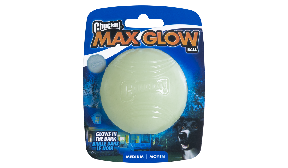 Chuck it max glow hot sale