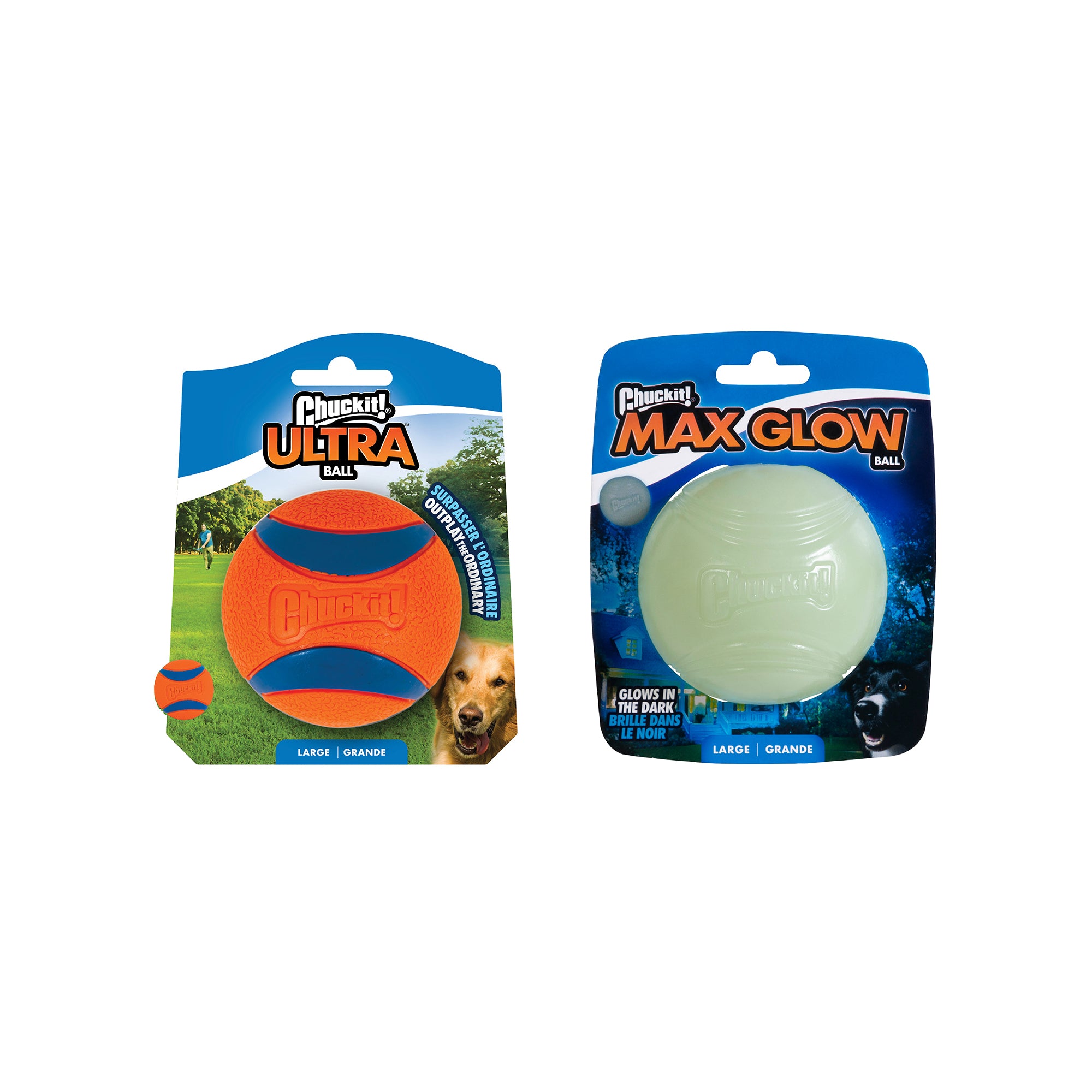 Chuckit!  Day & Night Ultra Ball Large 2 Pack