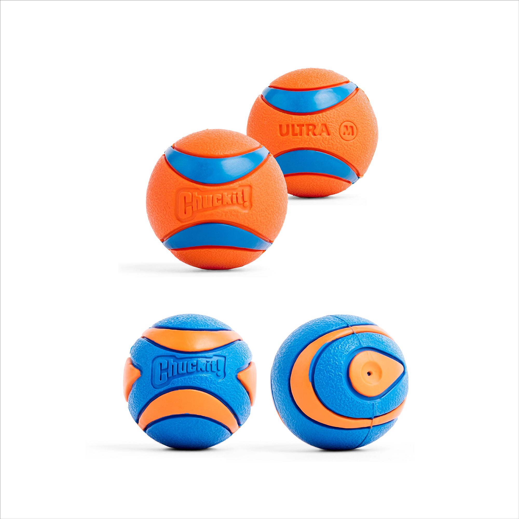 Chuckit!  Ultra Ball & Ultra Squeaker Medium Assorted 4 Pack