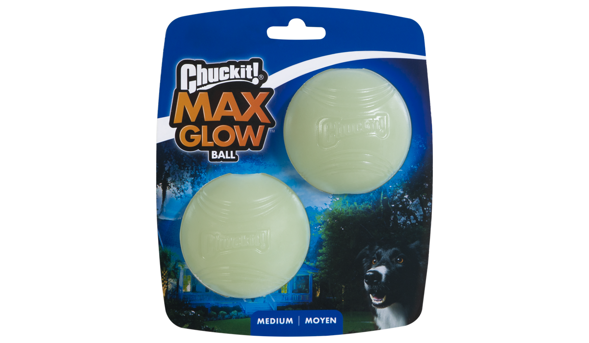 Chuckit Max Glow Fetch Ball Petmate