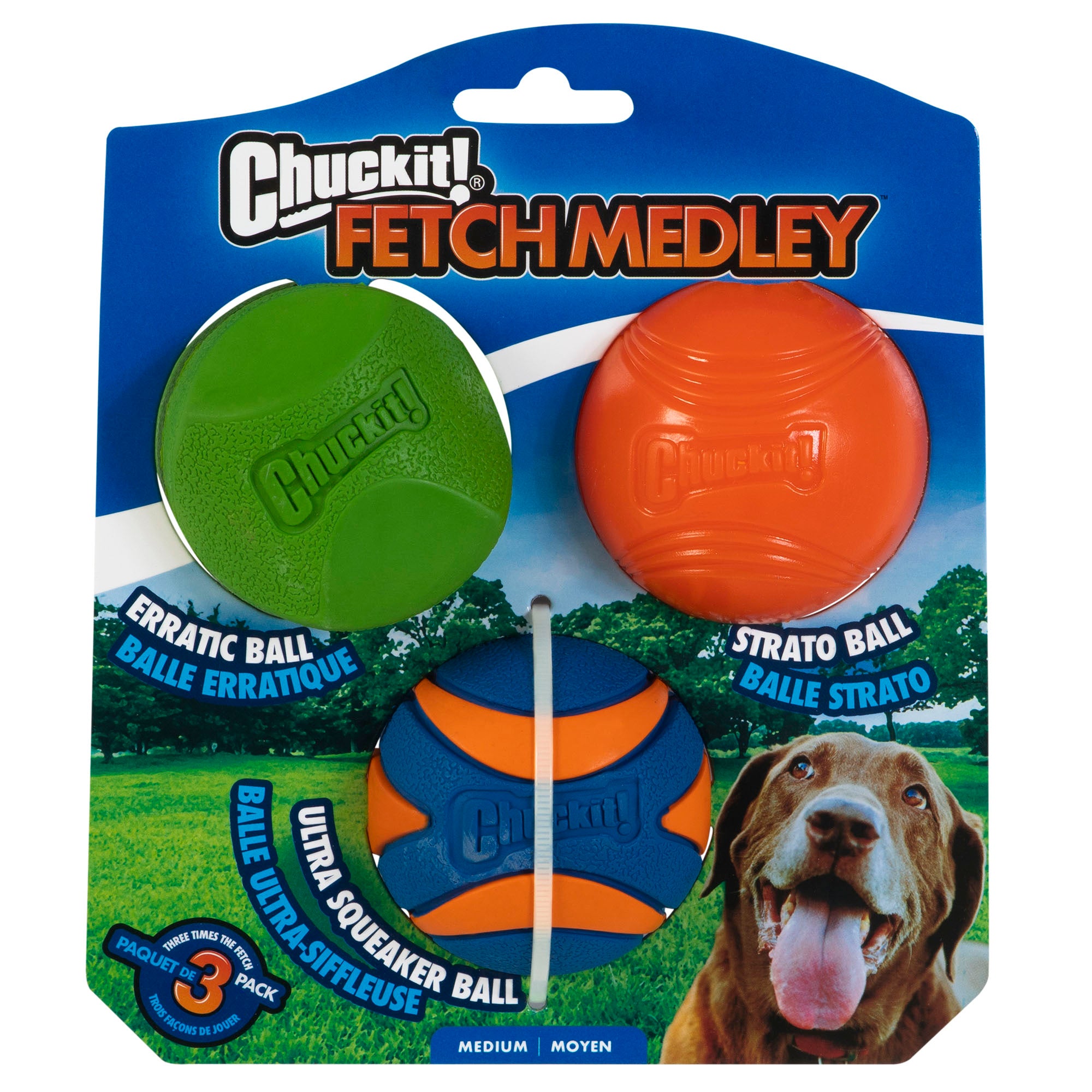 kelty chuck wagon dog pack Chuckit! 3-Pack Fetch Medley