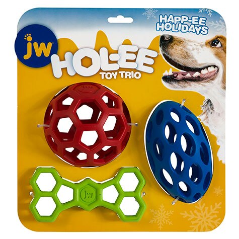 JW Hol-ee Dog Toy Trio. SKUS: 33199