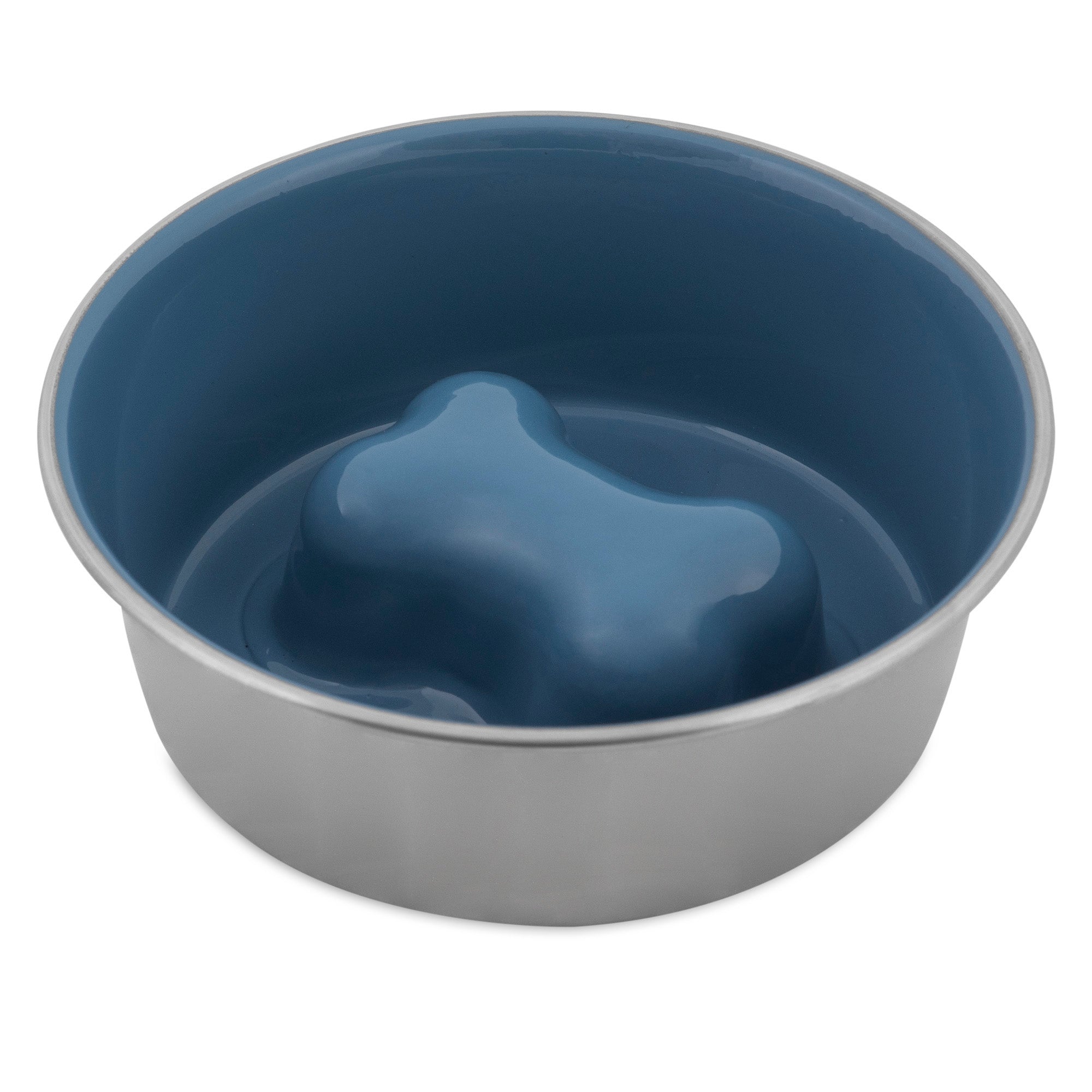 Petmate Stainless Steel Slow Feed Bowl Petmate