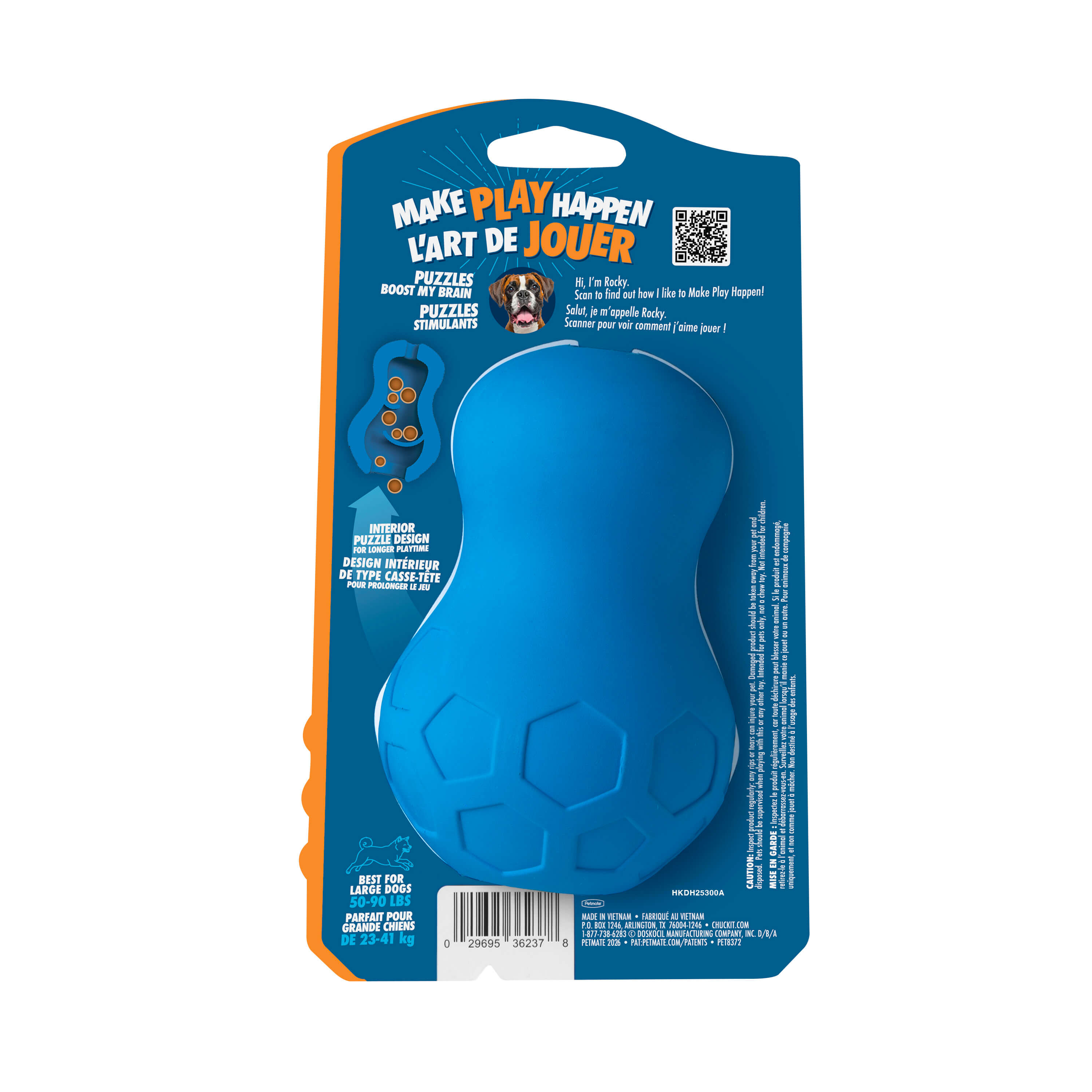 Chuckit! Tumble Teez Dog Treat Puzzle Toy – Petmate