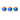 Three Chuckit! Cannon Ball Small Dog Toy Balls for Fetch, 3 Pack by Chuckit! are arranged in a row on a white background, perfect small rubber fetch balls designed for use with the Chuckit! Ultra Cannon launcher.