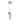 The Chuckit! Ultra Launcher with Ultra Ball 18M by Chuckit! is a blue and white dog ball launcher that includes an orange and white rubber ball, designed for long-distance fetching.