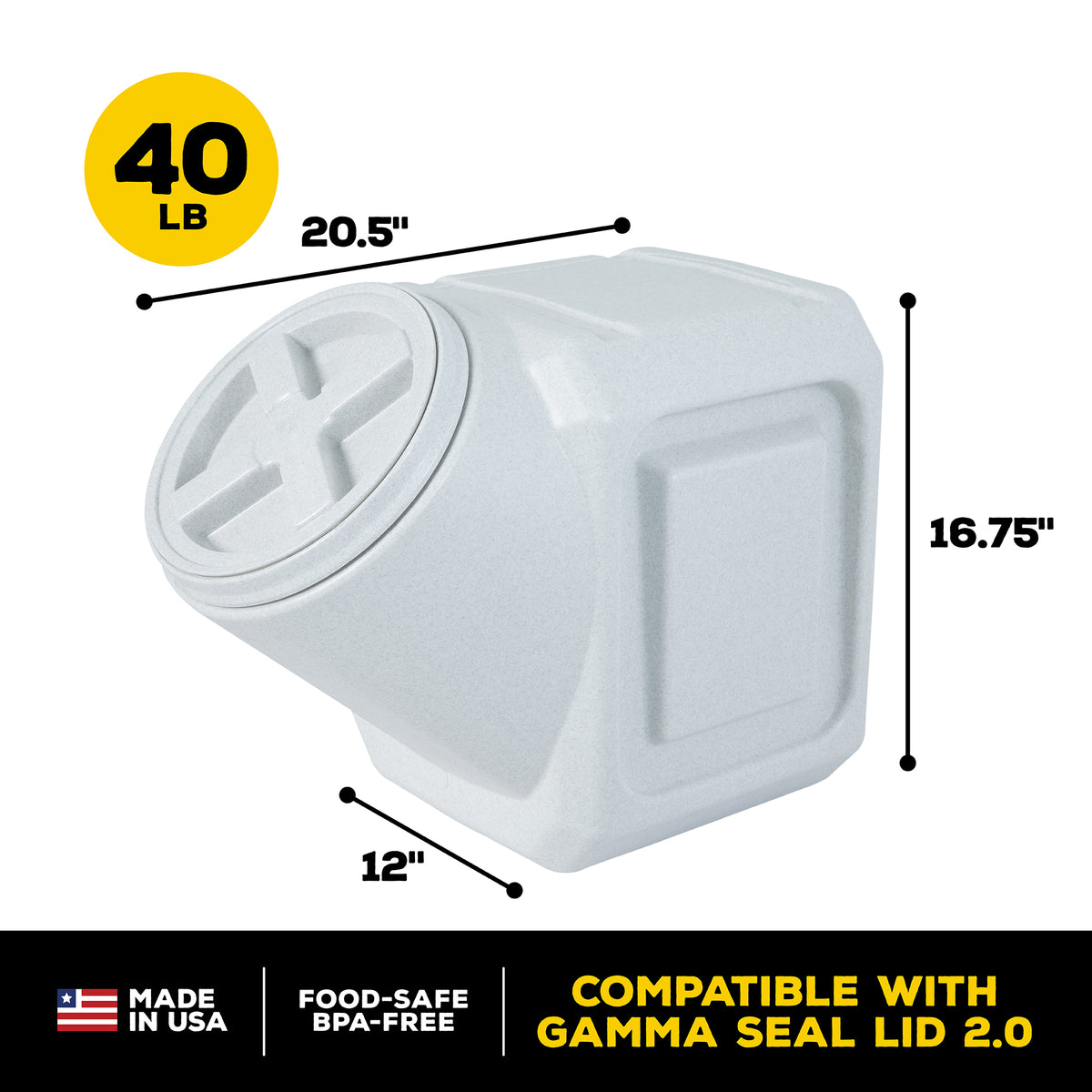 Vittles Vault Outback Stackable Pet Food Storage Container Petmate