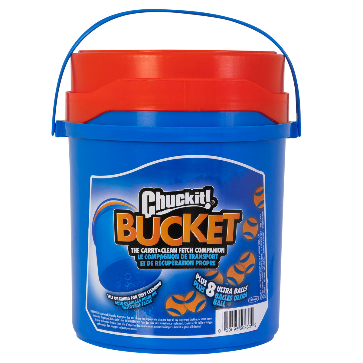 Check It Bucket Chuckit! Bucket With Ultra Balls - Petmate
