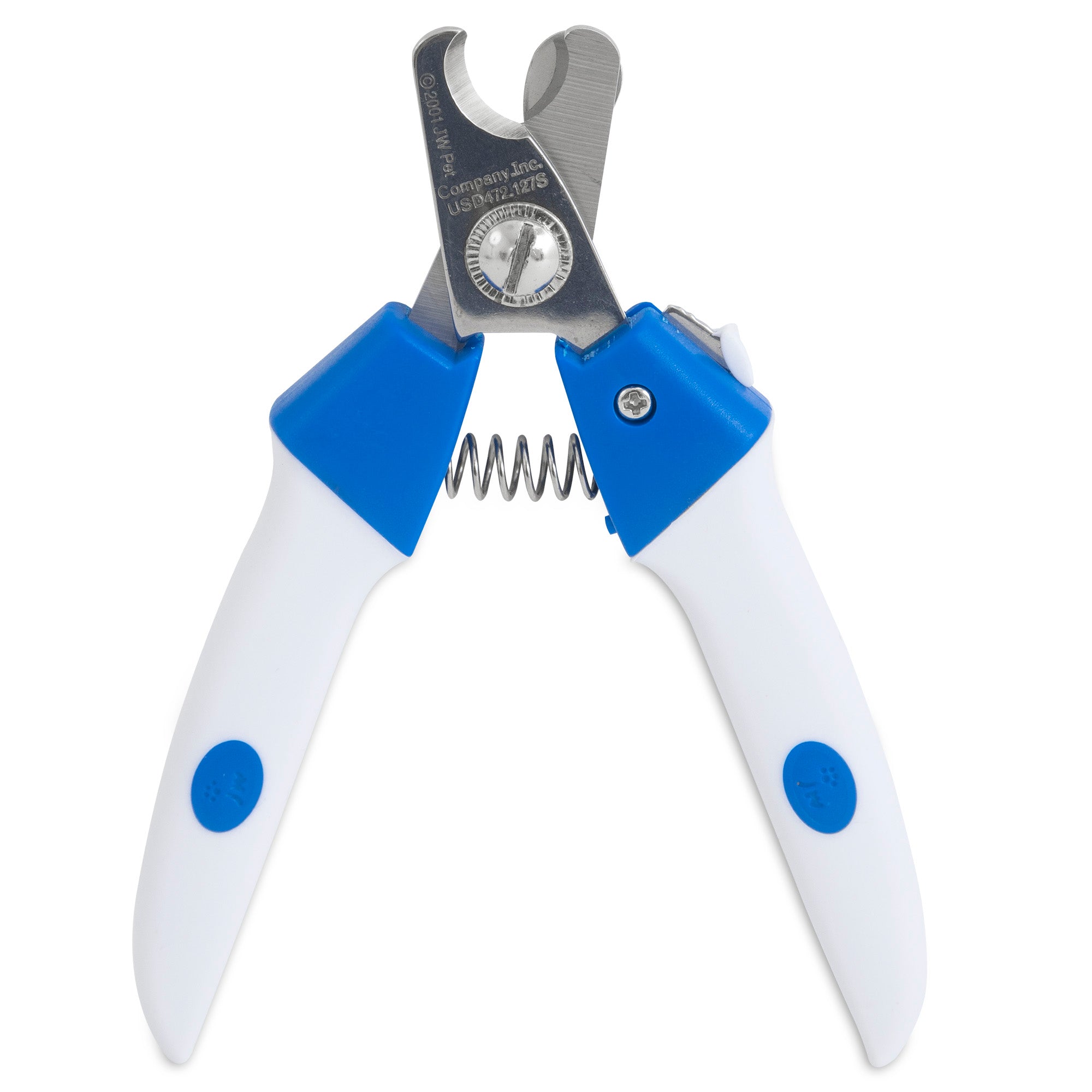 Experience precise grooming with the JW Gripsoft Deluxe Dog Nail Clipper by Jw. It features a stainless steel blade, ergonomic handles with GripSoft technology for a secure grip, and a built-in cutting guard for added safety, making nail trimming simple and stress-free.