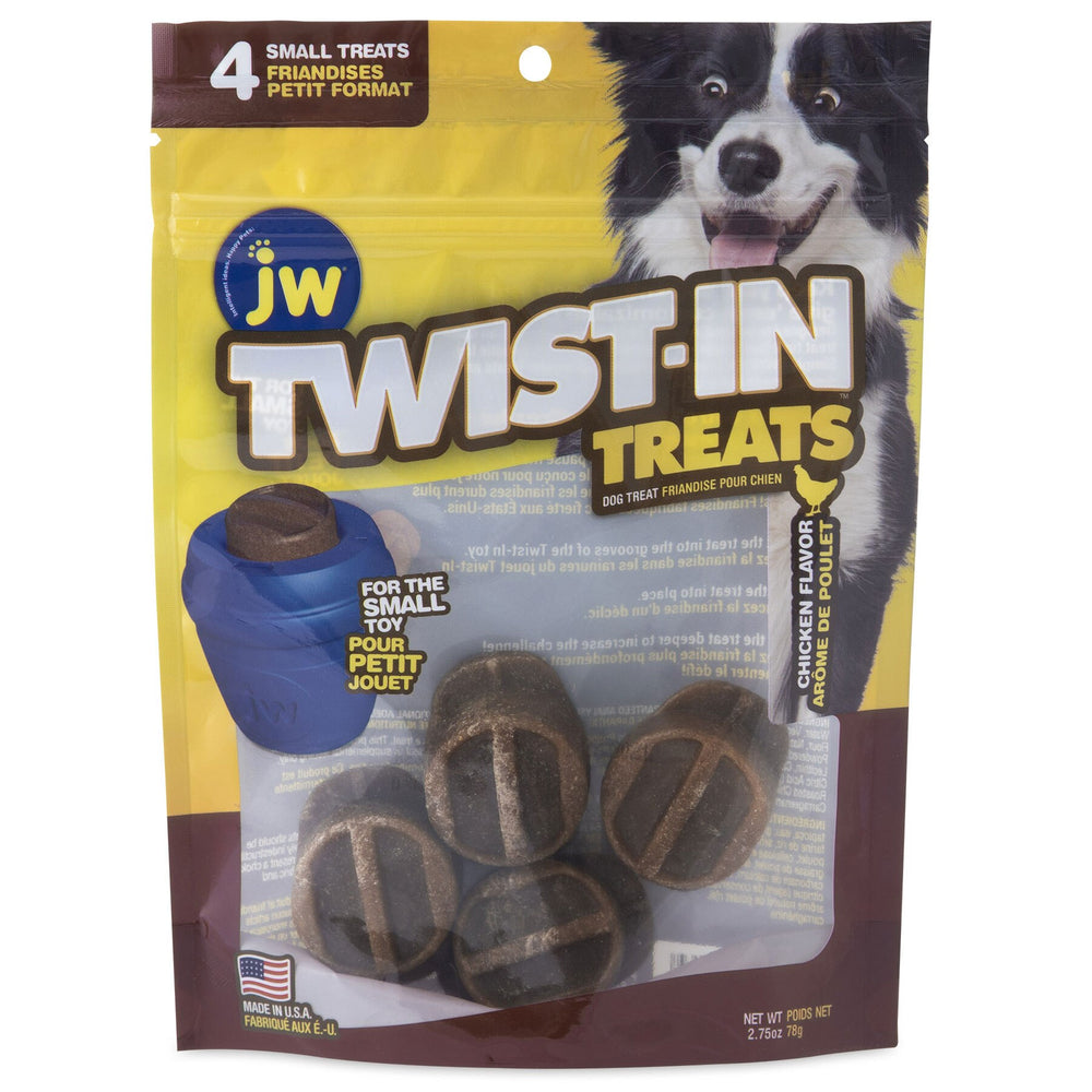 JW Small Chicken Flavored Twist-In Treat Refills. SKUS: 70113