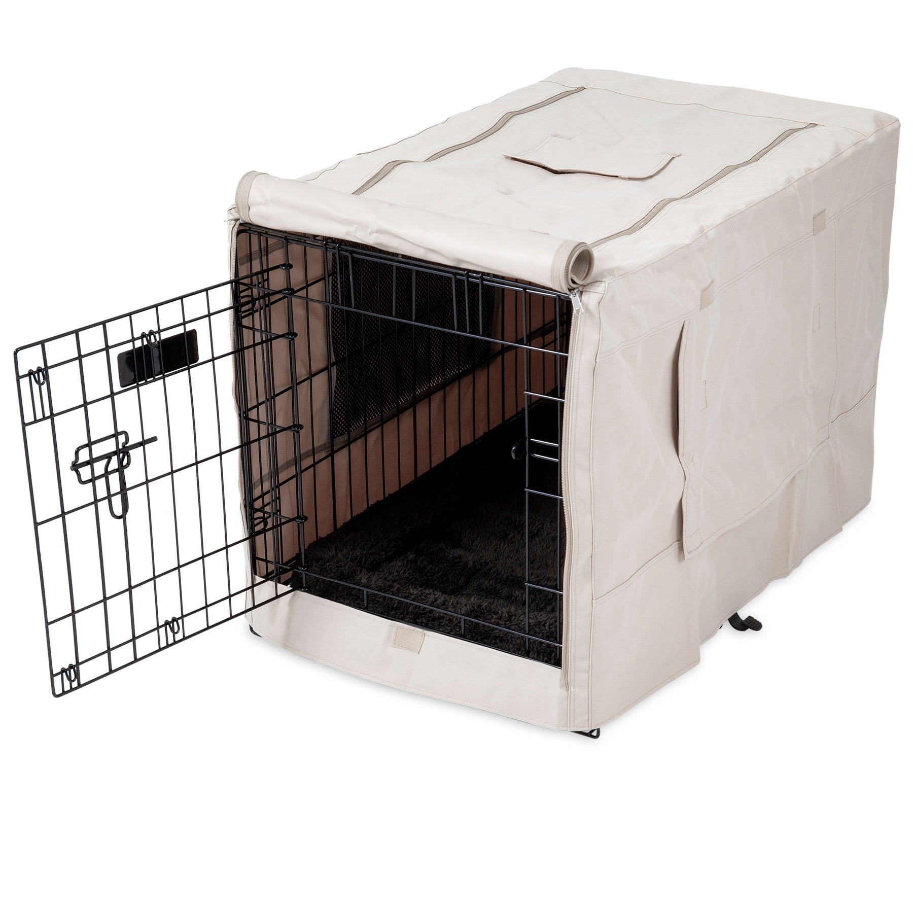 Canvas dog outlet crate cover