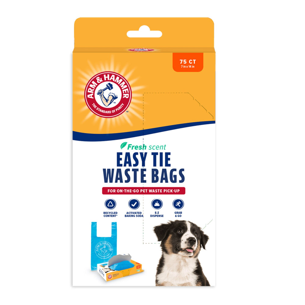 Arm & Hammer Easy-Tie Dog Waste Bags. SKUS: 71041