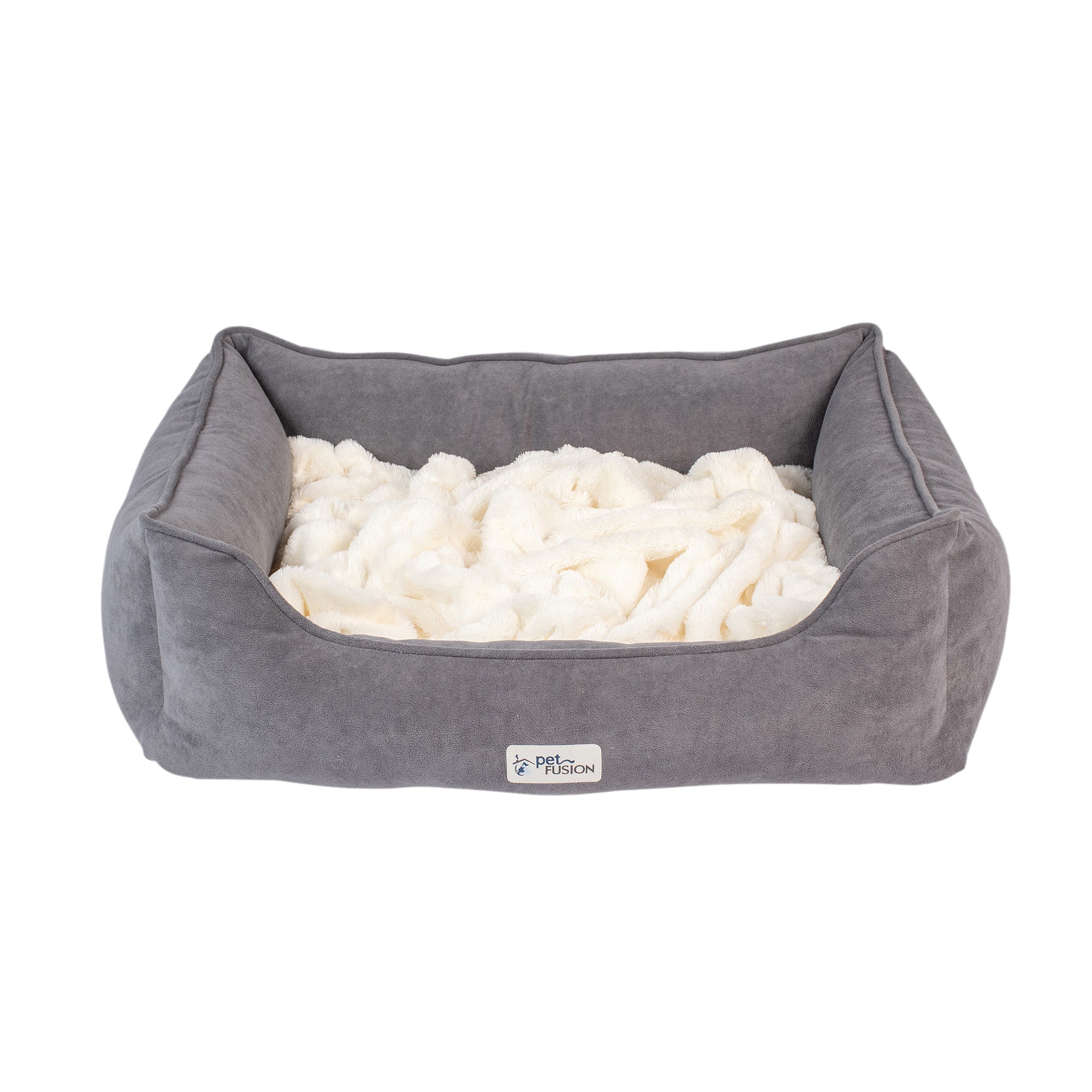 Petfusion serenity lounge dog bed deals