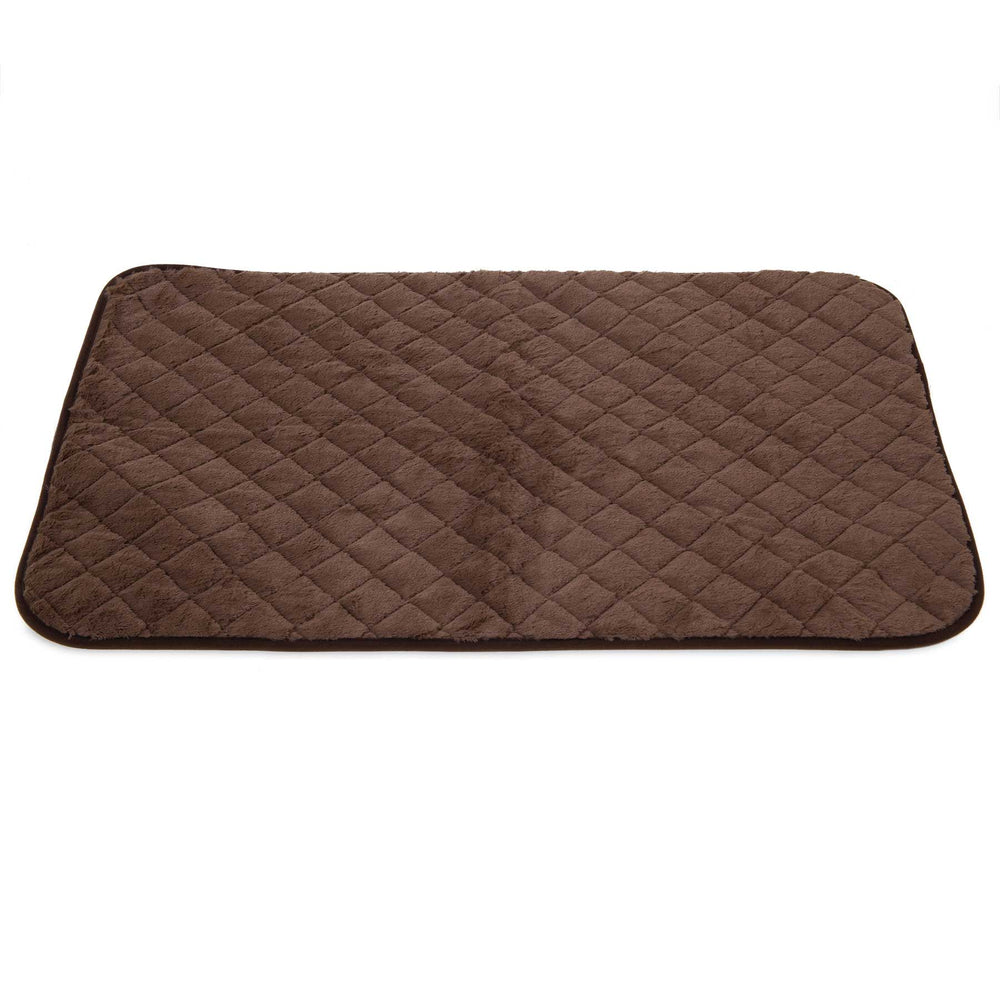 SnooZZy Brown Quilted Kennel Mat. SKUS: 84285,84282,84281