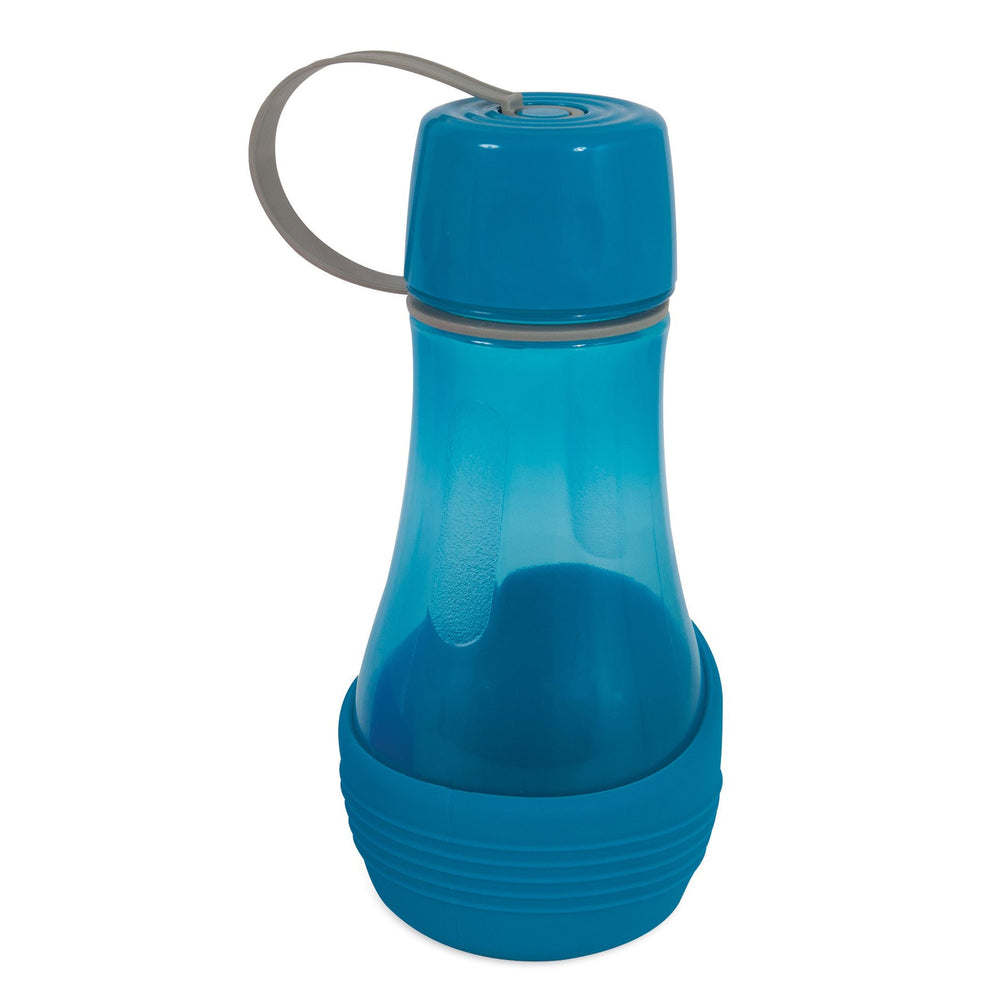 Petmate Blue Replendish To-Go Travel Water Bottle. SKUS: 44072,44071