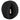 Close-up of the Pet Qwerks Jingle X-Tire Ball, a black rubber dog toy by Petqwerks, resembling a thick tire with rugged tread. A metallic jingle ball is embedded and visible through the open space, set against a plain white background.
