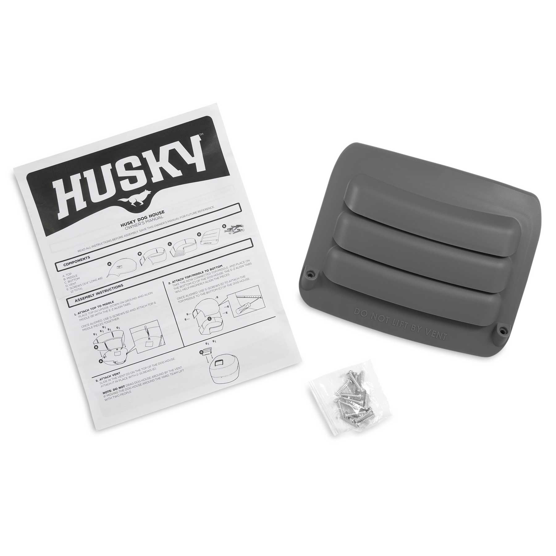 Petmate Husky Shelter Vent Kit. SKUS: 271626