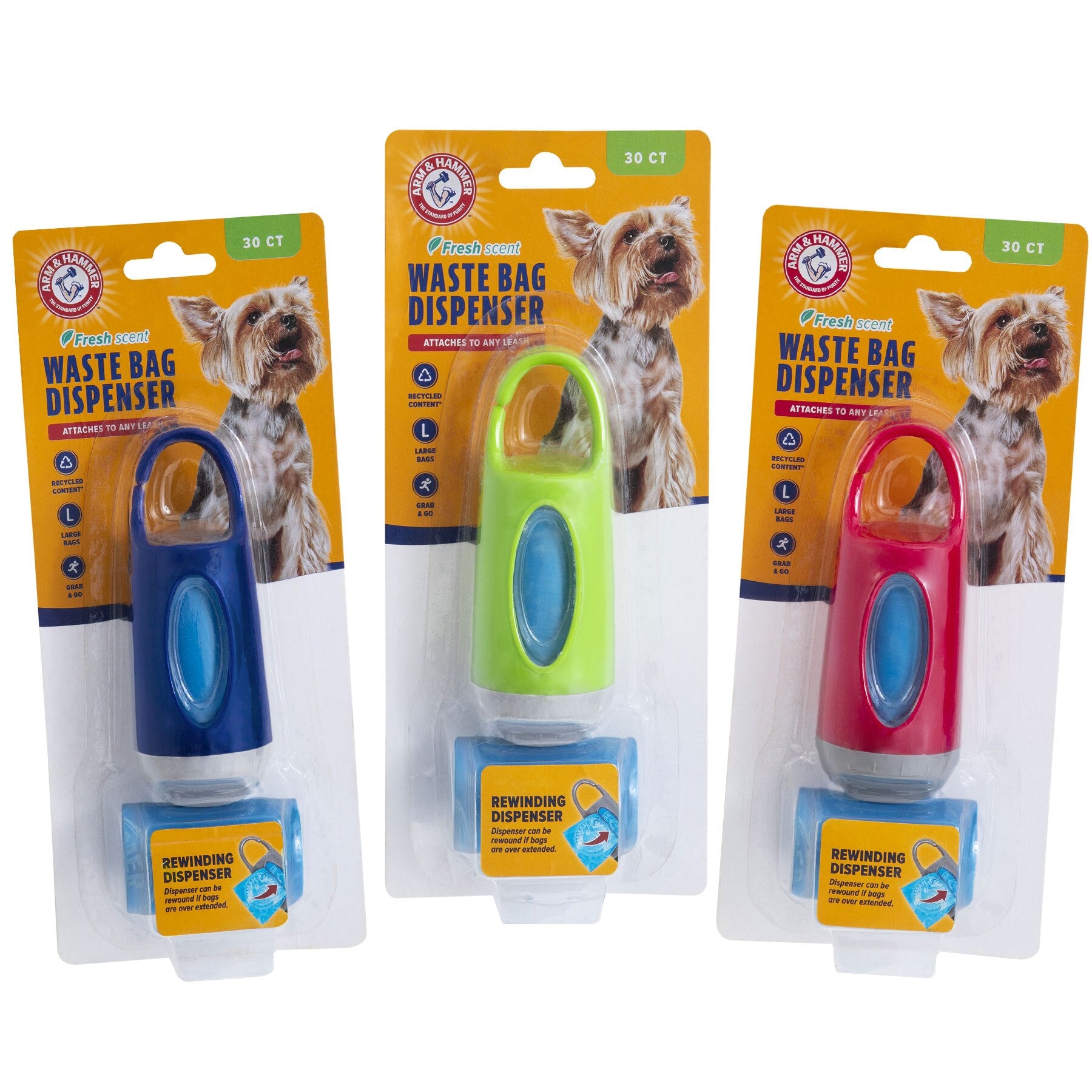 Arm & Hammer Dispenser & Disposable Waste Bag Set