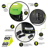 Explore the Hyperpet GoDogGo Fetch Machine Dog Ball Launcher with a green ergonomic bucket, safety arc sensor, and rechargeable lithium batteries. Enjoy interactive play with remote control and power options, plus multiple settings for endless fun.