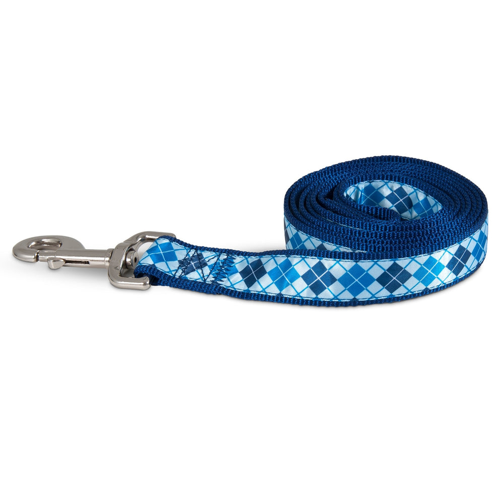 Aspen Pet Harlequin Blue Fashion Dog Leash. SKUS: 11468