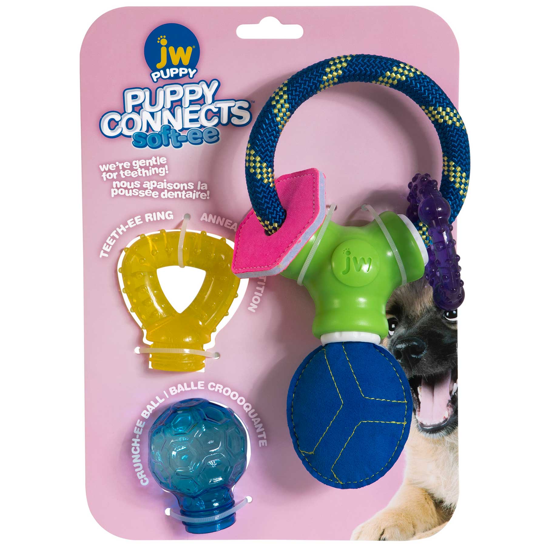 JW Puppy Connects Soothee Toy Set Petmate