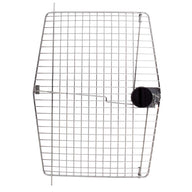 The Petmate Vaulted Replacement Door For Kennels 48" features a sturdy grid design with a round black knob, compliant with the 2025 IATA Live Animals Regulation—perfect for replacing your Giant dog kennel door.