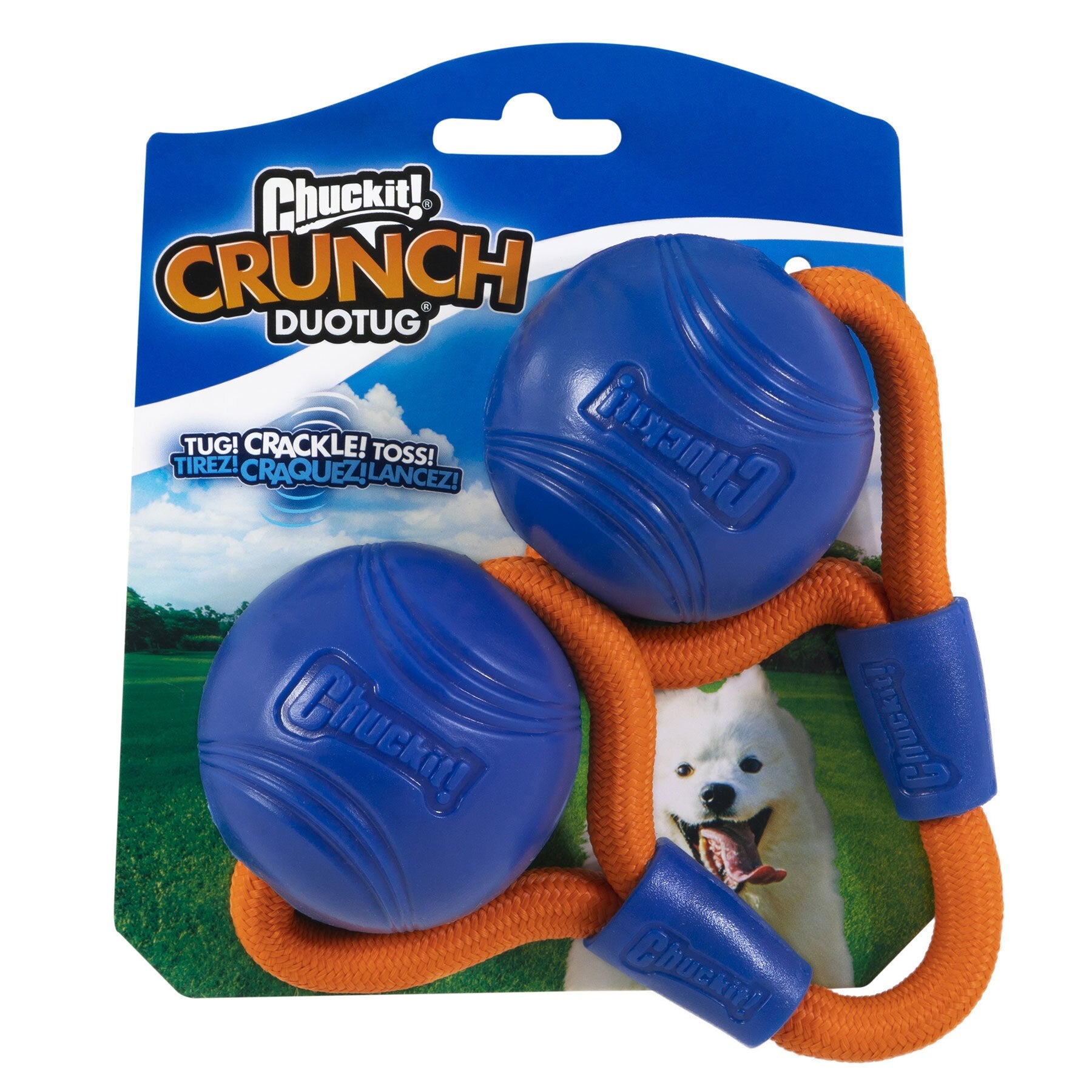 Chuckit! Crunch Duo Tug Dog Toy – Petmate