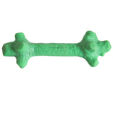 Introducing the BarkBone Natural Instincts Mint Infused Stick, a durable nylon dog chew designed for serious chewers. Its textured surface enhances grip, and the product is mint-flavored with Pet Qwerks printed on the side to delight your furry friend.